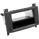 Support autoradio 2din compatible avec mercedes classe a b vito avec vide poche noir