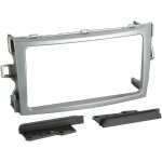 Support autoradio 2din compatible avec toyota verso 09 - 18 - argent