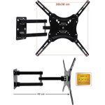 Support de bras de tlvision pour tlvision lcd plasma led de 14  55 pouces 117b - 2