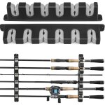 Support canne � p�che ratelier canne a peche porte canne � p�che horizontaux � montage mural pour garage, ...