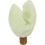 Support de canne � p�che t�lescopique lumineux pour nuit - t�te souple et blanche