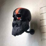 Support de casque de cr�ne de moto, porte - casque de cr�ne, moto crochet casque stand, centre de casque ...