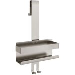 Support de douche suspendu acier inoxydable 304 bross� vidaxl