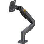 Support �cran pc moniteur, bras articul� ergonomique ressort � gaz, 17 - 30 pouces, vesa 75mm et 100mm, ...