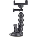 Support d'enregistreur de conduite, support de montage de ventouse de cam�ra de tableau de bord d'enregistreur ...