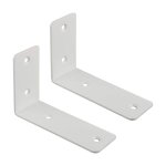 Support tagre murale, fixation flottante support avec finition en acier inox, support d'angle brace ...