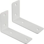 Support �tag�re murale, fixation flottante support avec finition en acier inox, support d'angle brace ...