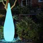 Support extrieur lampe enfichable tlcommande lampe sur pied dcorative forme de goutte dimmable dans ...