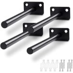 Supports flottants pour tablette, 4pcs, fixation murale invisible en bois, installation facile et design ...