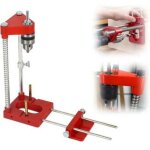 Support de forage pour perceuse, guide de gabarit de per�age r�glable, outil de travail du bois, guide ...