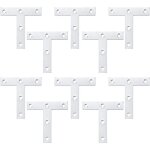 Supports en forme de t, plaque de r�paration plate, supports d'angle en acier inox, plaques de fixation ...