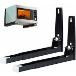 Support de four � micro - ondes support mural en acier inoxydable supports d'�tag�re pliables r�glables ...