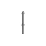 Duarib - support de garde - corps - 1m - pour chafaudage f3000