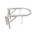 Support de goulotte galvanis� pour goulotte � gravats