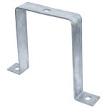 Wovar ? support de grillage de terrasse galvanis� � chaud ? largeur 11 cm ? �paisseur 40 mm ? fixation ...