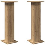 Supports de haut - parleurs 2 pcs ch�ne artisanal bois ing�nierie cfw54770