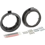 Adnauto - supports de haut - parleur d165mm compatible avec audi seat skoda vw 99 - 10 gf20