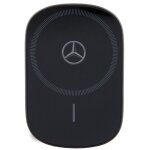 Support inductif pour calandre mercedes magsafe 15w argent noir