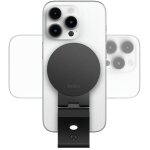 Belkin - support iphone avec magsafe pour mac, ordinateurs de bureau et crans, noir (mma007btgy)