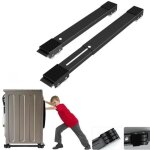 Support machine a laver avec 24 roues, socle lave linge rglable 45 cm - 70cm pour sche - linge, rfrigrateu ...