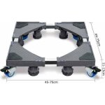 Support de machine � laver 8 pieds socle lave linge base de machine � laver r�glable charge 200 kg avec ...