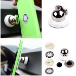 Support magnétique à boule pour smartphone support de voiture pour téléphone portable avec rotation à ... Support magnétique à boule pour smartphone support de voiture pour téléphone portable avec rotation à ...