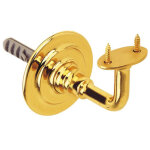 Support de main courante pour garde - corps 2438 mod. 22 laiton poli