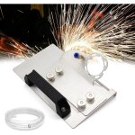 Support pour meuleuse d'angle pour angle 45 degr� coupe carrelage, pour type 100, avec conduite d'eau ...