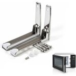 Supports de micro - ondes mural �tag�re universelle en acier inox support montage mural �tag�re four ...