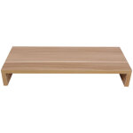 Support de moniteur en bois 50 x 20 x 7, 7 cm ? �l�vation ergonomique ? rangement optimis� sous la plateforme ...
