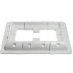 Ayyqh - supports de montage pour panneaux solaires entre d'angle, de ct et de cable camping - car blanc ...