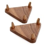 Lauwexe - support mural ballon, porte ballon mural en bois et m�tal, support ballon basket foot volley ...