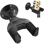 Support mural guitare verrouillage automatique, porte accroche guitare mural antid�rapant, crochet de ...