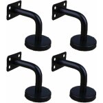 Supports muraux pour main courante - lot de 4 en acier inoxydable, fixation murale pour rampe d'escalier ... Supports muraux pour main courante - lot de 4 en acier inoxydable, fixation murale pour rampe d'escalier ...