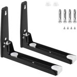 Support mural pour micro ondes, en acier inoxydable 201, pliable et t�lescopique, charge maximale 40 ...