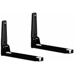 Support mural pour micro - ondes, support pour micro - ondes noir, support pour micro - ondes en acier ...