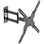 Support mural pivotant pour t�l�viseur, compatible avec la plupart des t�l�viseurs plats et incurv�s ...