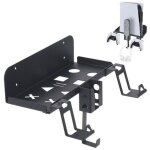 Support mural ps5, 5 en 1 porte murale pour playstation 5, support ps5 pour casque console manette - ...