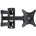 Support mural pour t�l�viseurs de 14 � 43 pouces - support tv pivotant et extension maximale 44 cm, pour ...