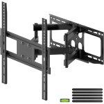 Support mural tv, support mural tv pour t�l�viseurs plats et incurv�s de 26 � 70 pouces jusqu'� 45 kg, ...