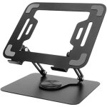 Support ordinateur portable avec base rotative � 360�, support ergonomique r�glable(noir)