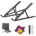 Support pour ordinateur portable r�glable pour bureau, tablette portable et ordinateur support pliable ...