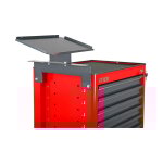 Support ordinateur portable pour servante d'atelier, max. 15', ar�te p�riph�rique - stier