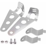 Support de phare de moto 2pcs diamètre de la fourche 28mm - 34mm moto support de phare en acier inoxydable(arg ... Support de phare de moto 2pcs diamètre de la fourche 28mm - 34mm moto support de phare en acier inoxydable(arg ...