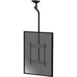 Support plafond pour 1 cran tv mode portrait 65'' - 75'' - hauteur 225 cm