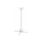 Kimex - support plafond vidoprojecteur, hauteur 60 - 90cm, blanc