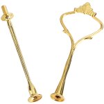 Support de plateau à gâteaux à plusieurs niveaux avec poignée pour assiette à fruits (2 niveaux crown ... Support de plateau à gâteaux à plusieurs niveaux avec poignée pour assiette à fruits (2 niveaux crown ...