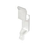 Support de poigne, espagnolette, blanc, composite, 2 vantaux, pour volet battant
