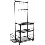 Support de rangement pour quipement de sport: haltres, tapis de yoga, ball, skateboard