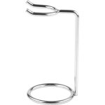 Support de rasoir de s�curit� pour homme - en acier inoxydable - 12 cm - argent� - shining house